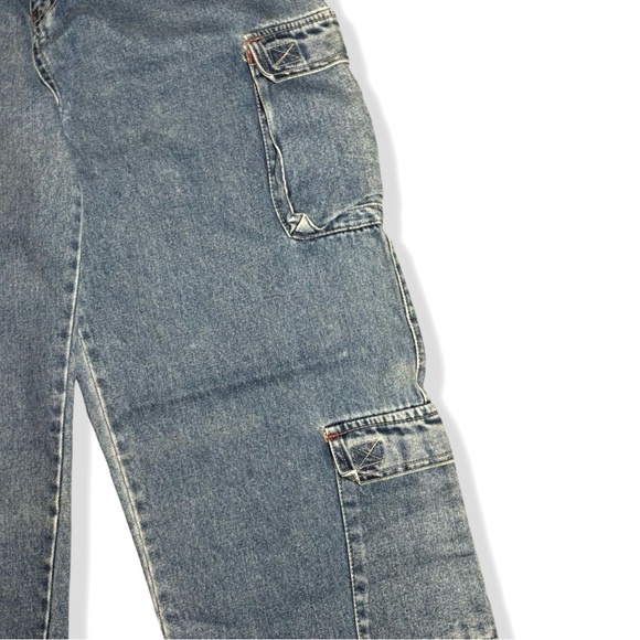 Vintage Y2K Denim Cargos - Picture 3 of 5